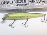 Chautauqua 8" Musky Minnow Special Order "Radioactive" Color