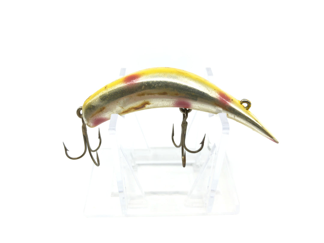 Lazy Ike 3 Metallic Yellow with Red Dots Color