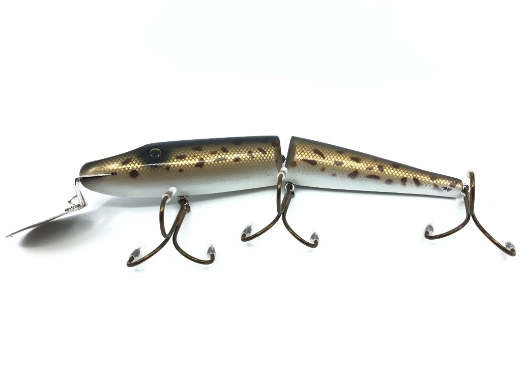 Chautauqua 12" Mega Piko Musky Special Order Lure Color "Spotted Hogsucker"
