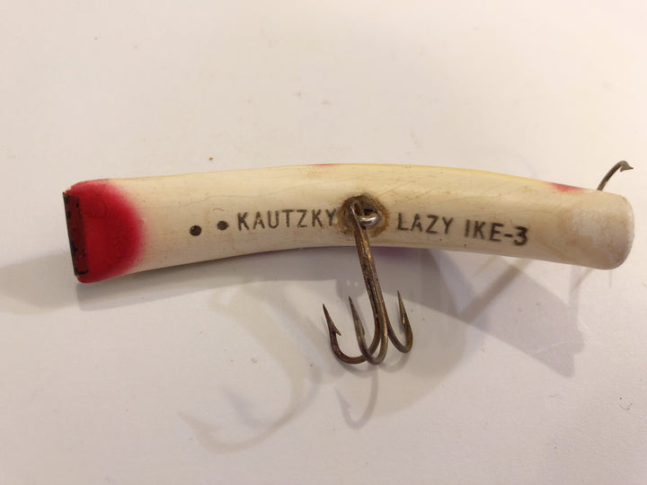Kautzky Lazy Ike - 3 Yellow with Red Spots Wooden