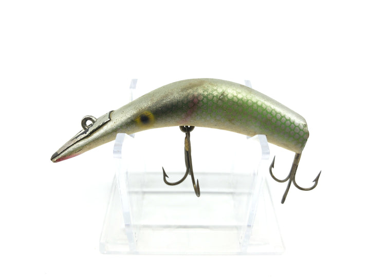 Kautzky Wooden Lazy Ike 3 Green Shad Color