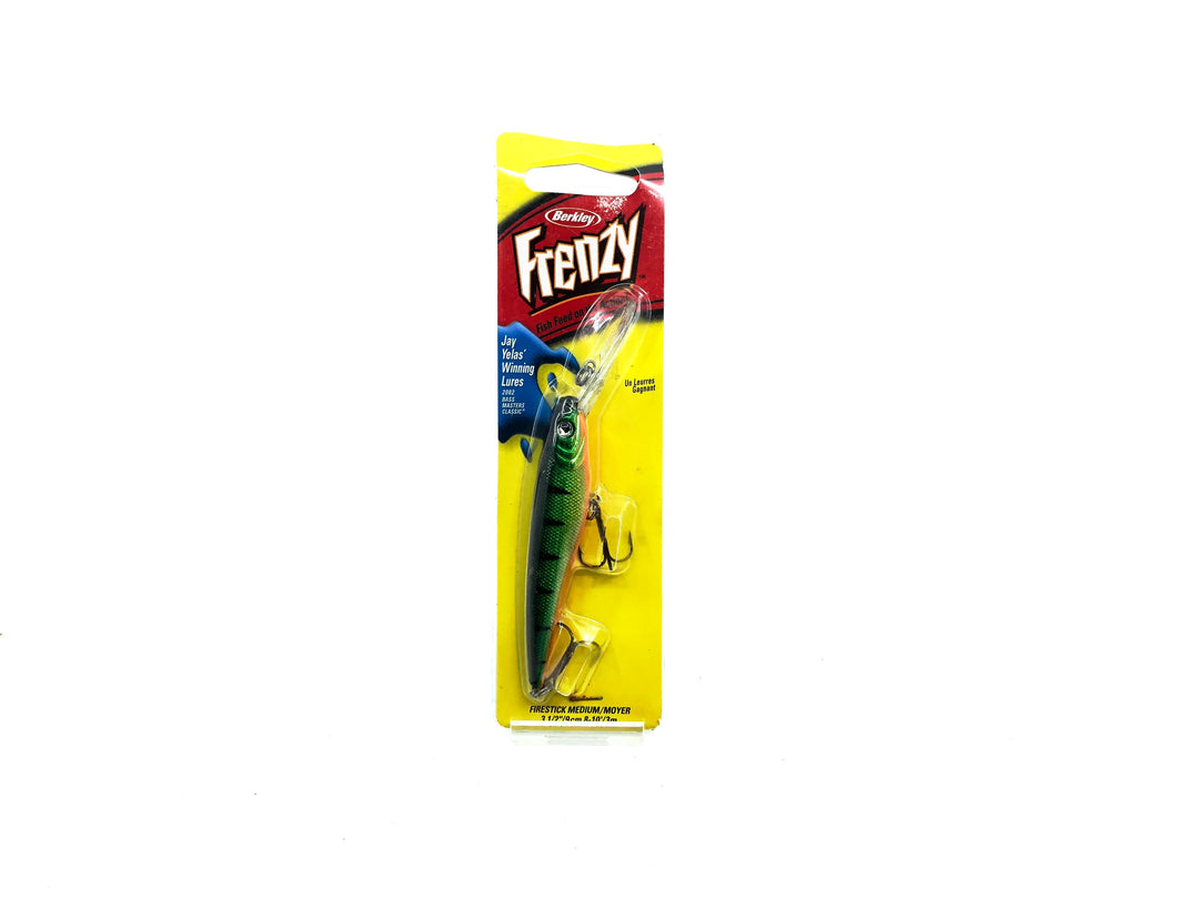 Berkley Frenzy Firestick Medium Perch Color, New on Card, Old Stock