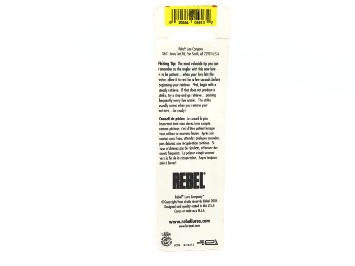 Rebel Deep Wee-R Old Brown Crawdad Color New on Card Old Stock
