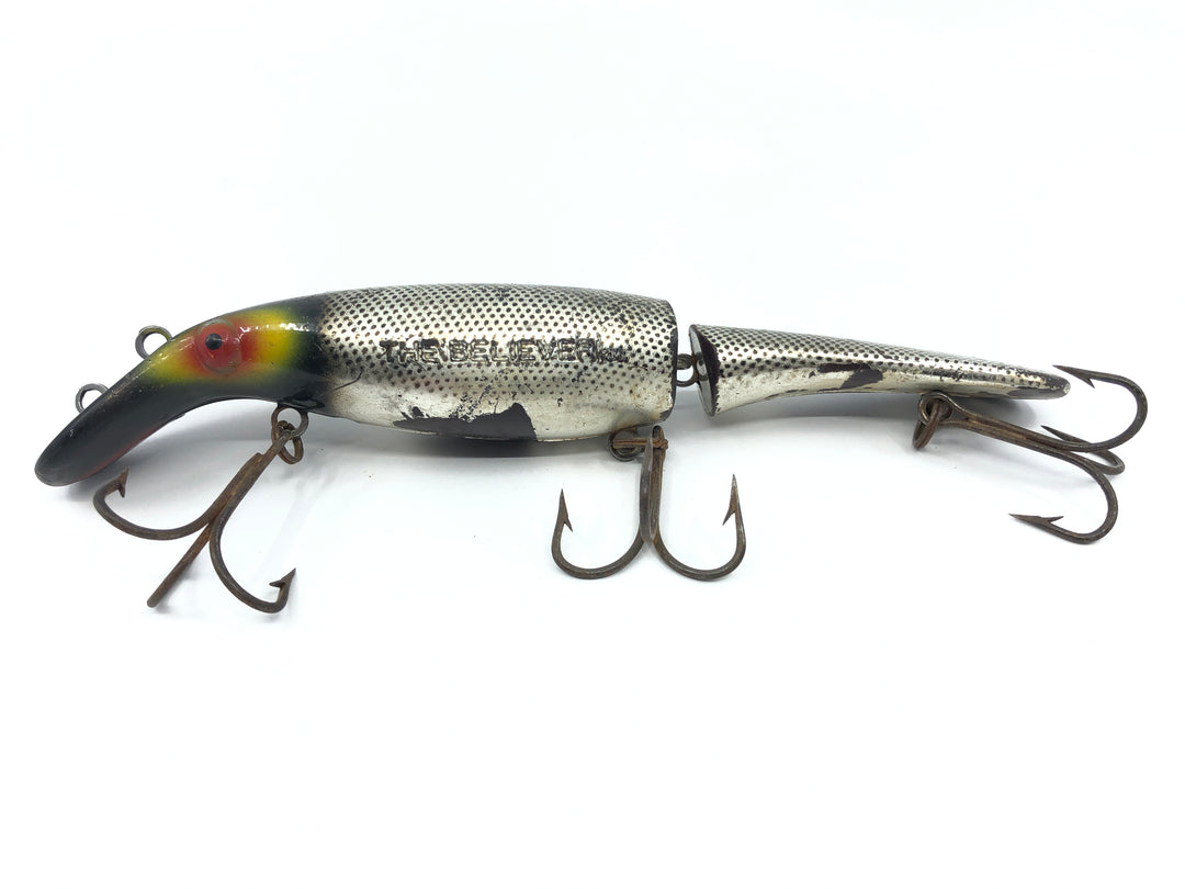 Drifter Tackle The Believer 8" Jointed Musky Lure Color 24 Chrome Scale