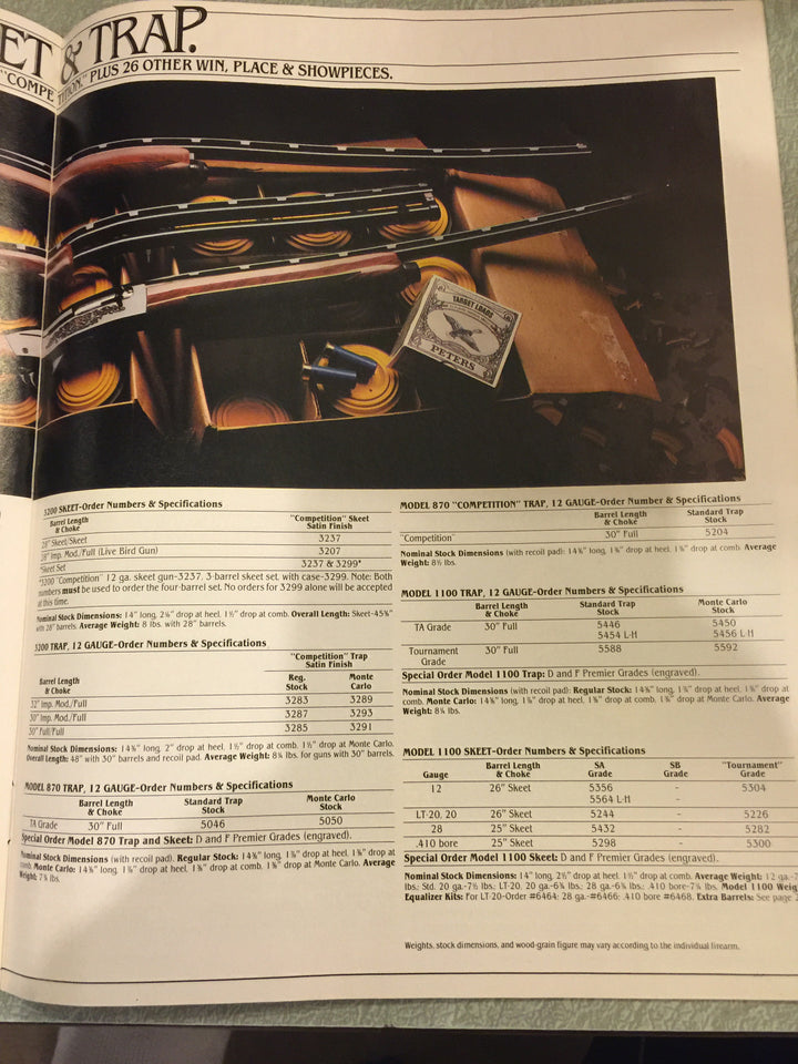 Remington 1982 Catalog