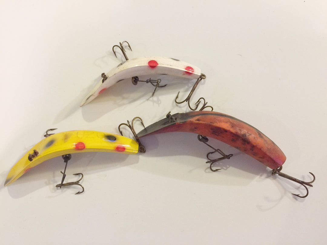 Helin Flatfish U20 Lot of Three