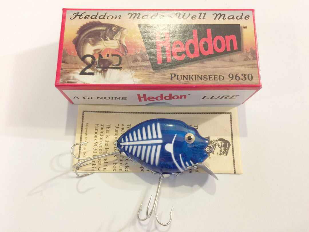 Heddon 9630 2nd Punkinseed BWBG Cobalt Blue Shore Color New in Box
