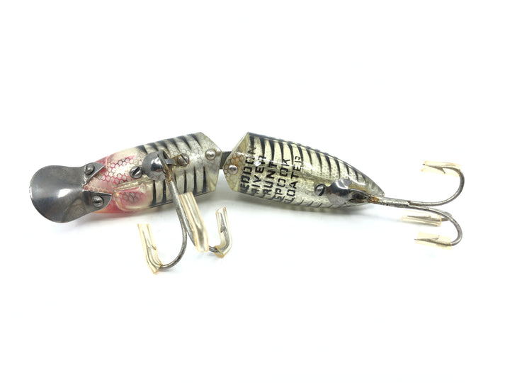 Heddon Jointed Floating River Runt 9430 XRS Silver Shore Minnow Color
