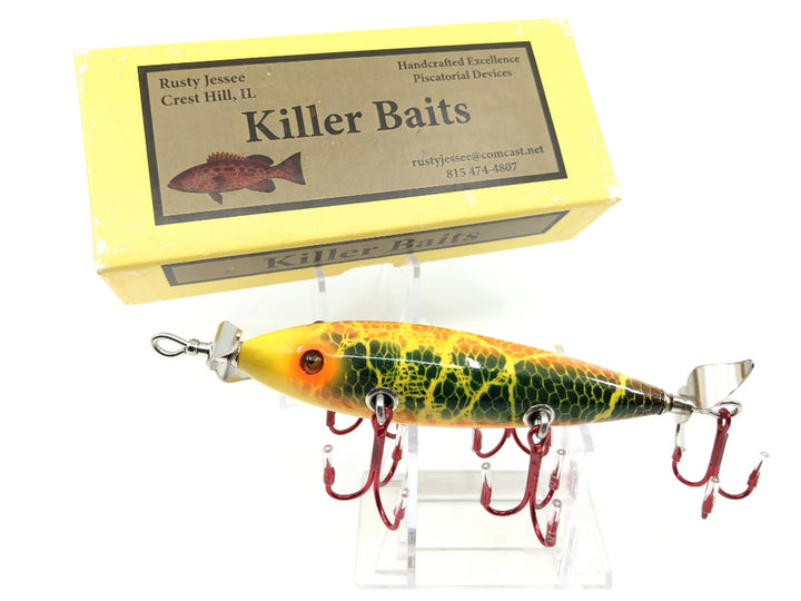 Rusty Jessee Killer Baits Model 150 Minnow in Orange Mamosa Color 2017