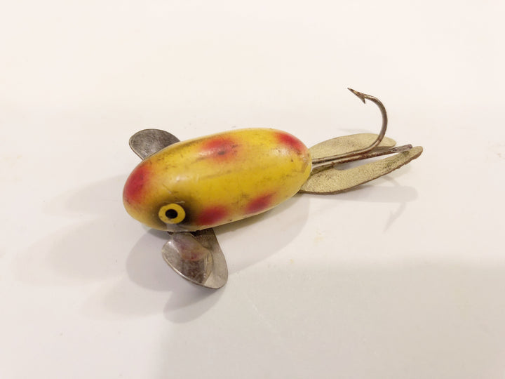 Falls Bait Fish'N Fool Lure Yellow with Red Dots