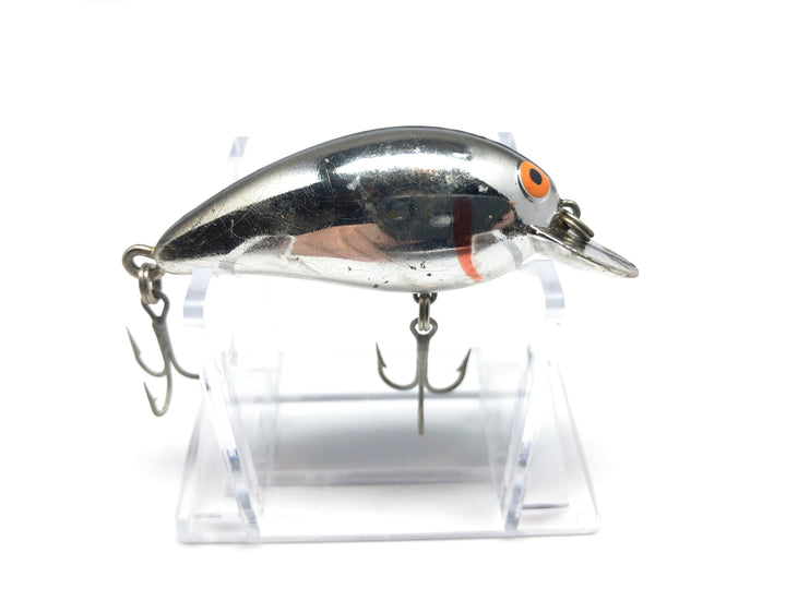 Bomber Model A Screwtail Chrome with Black Back Color Lure
