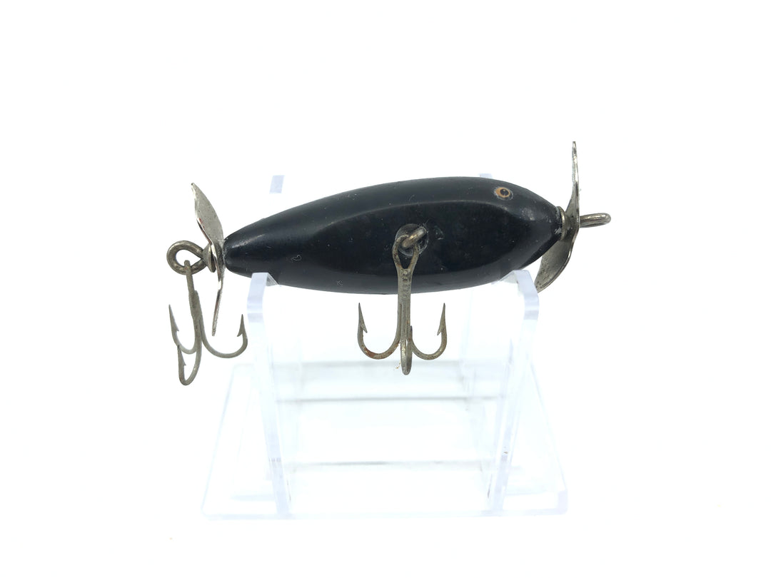 Creek Chub 9500 Spinning Injured Minnow Black Color 9513