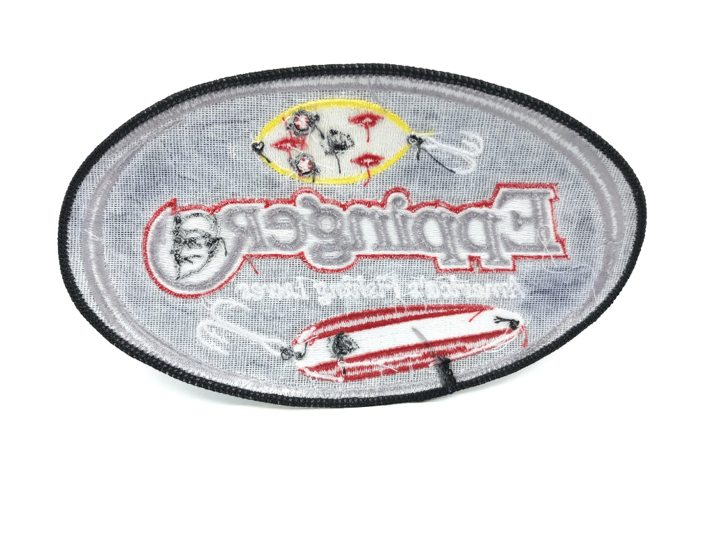 Eppinger World Famous Dardevle Red Eye Patch 7" X 4"
