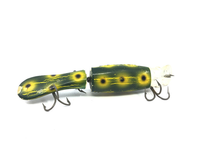 Drifter Tackle The Believer 8" Jointed Musky Lure Special Color Silver Head Dark Frog