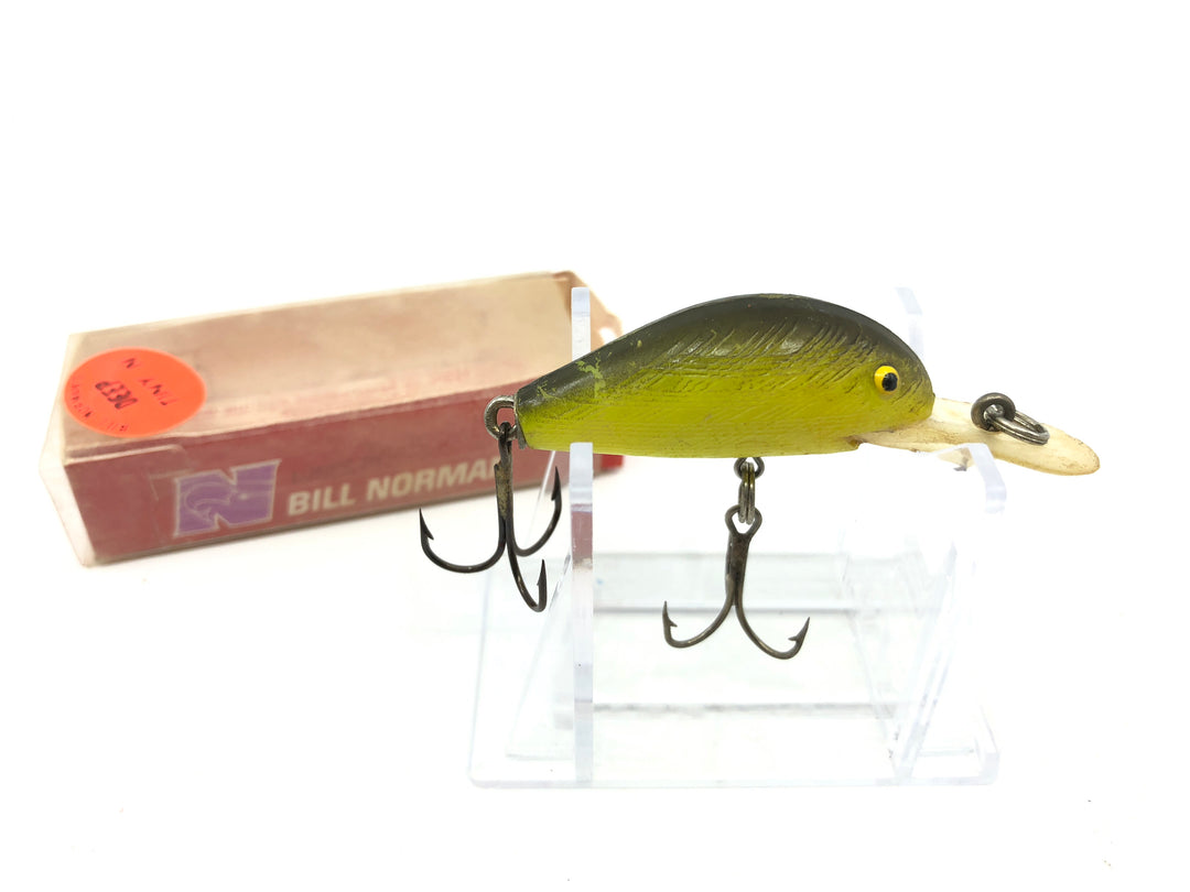 Bill Norman Deep Tiny N in Chartreuse with Black Back Color New in Red Box