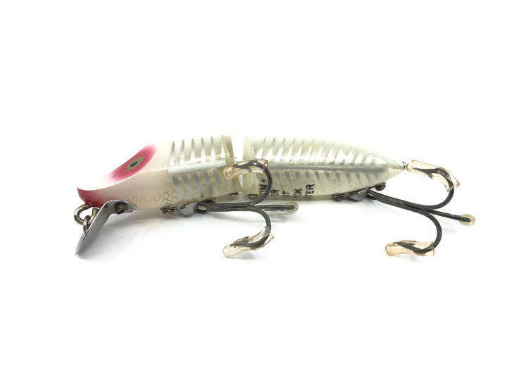 Heddon Jointed Floating River Runt 9430 XRW Red and White Shore Color