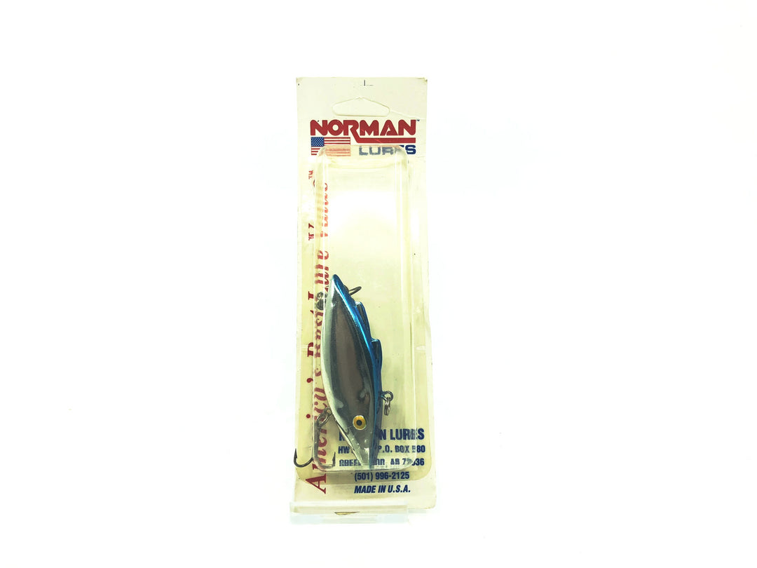 Bill Norman N'Ticer Blue Chrome Color Discontinued Lure on Card