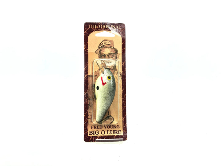 Cotton Cordell Fred Young Original Big O Wooden Lure Smokey Joe Color on Card