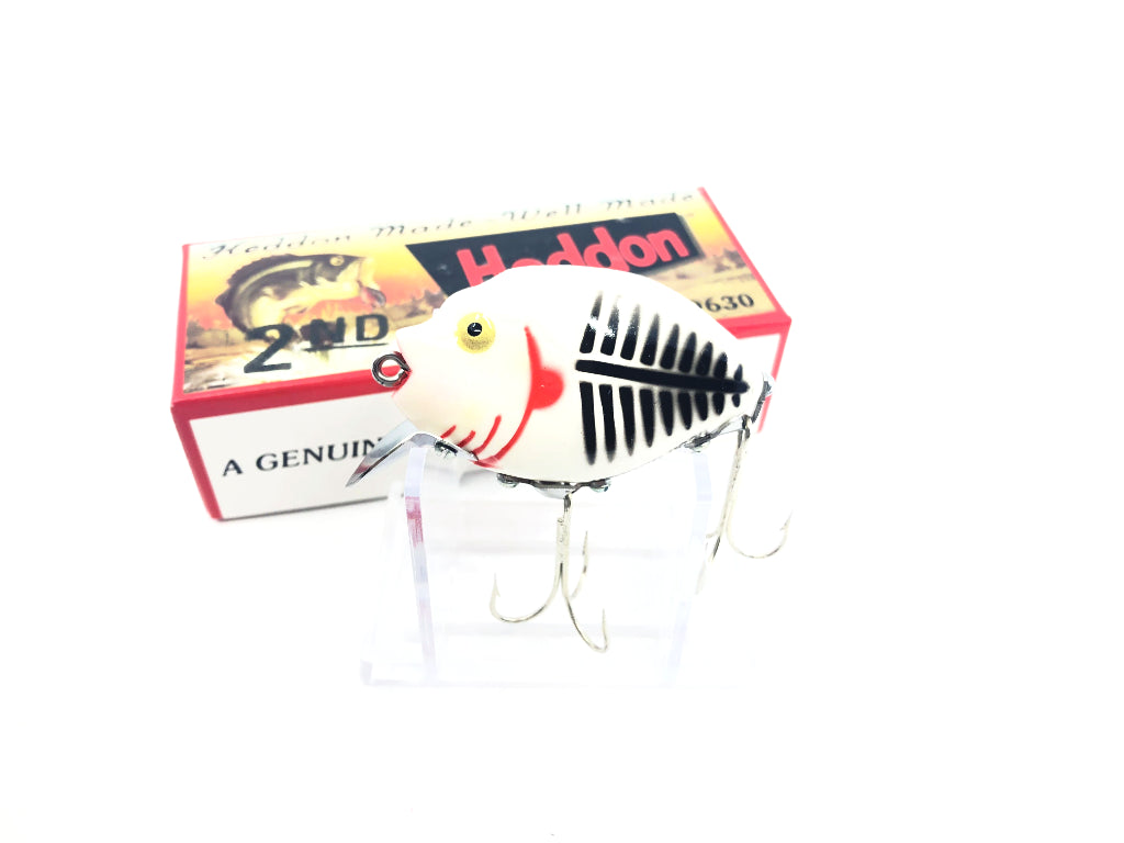 Heddon 9630 2nd Punkinseed X9630XWB White & Black Shore Color New in Box