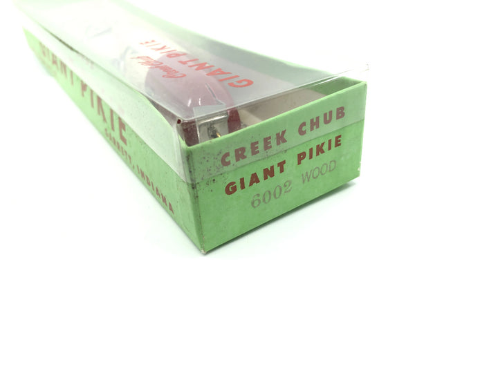 Creek Chub Giant Straight Pikie 6002 Red Head White Color New with Box