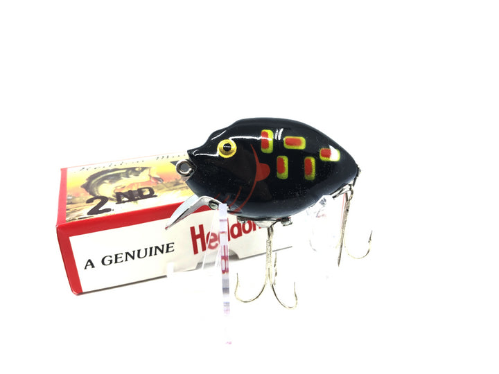 Heddon 9630 2nd Punkinseed X9630PM Black Glow Frog Color New in Box