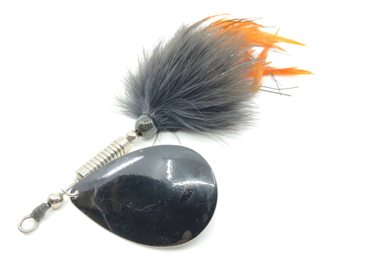 Musky Magnet Black and Orange Musky Bucktail