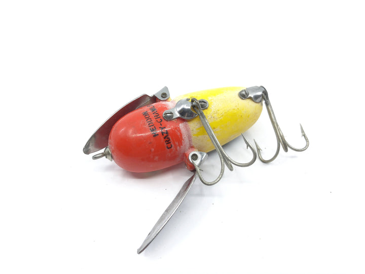 Heddon Crazy Crawler Red Head Yellow Body Blackbird