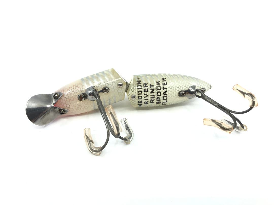 Heddon Jointed Floating River Runt 9430 XRW Red and White Shore Color