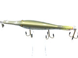 Chautauqua 11" Glass Eye Wooden Topwater Turbo Gar with Tail Lure Spotted Gar Color