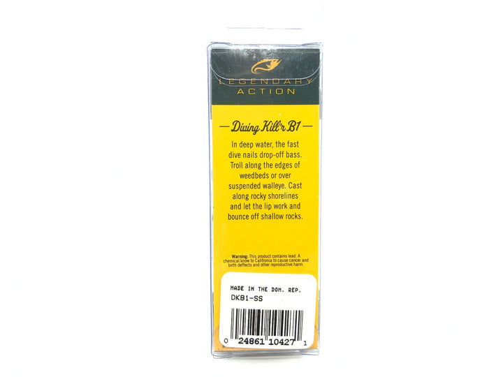 Bagley Diving Kill'r B1 DKB1-SS Sexy Shad Color New in Box OLD STOCK2