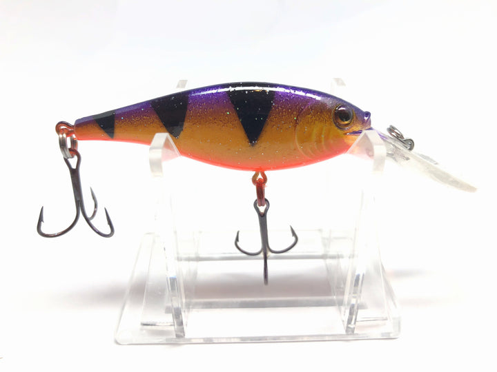 Viper Custom Tackle Berkley Flicker Shad 6M UR Purple Fire Perch Color New in Box