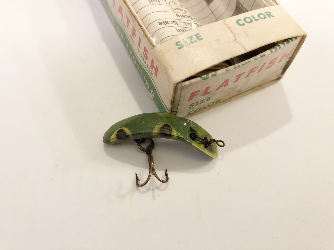 Helin Flatfish F3 FR Frog Color New in Box with Paperwork