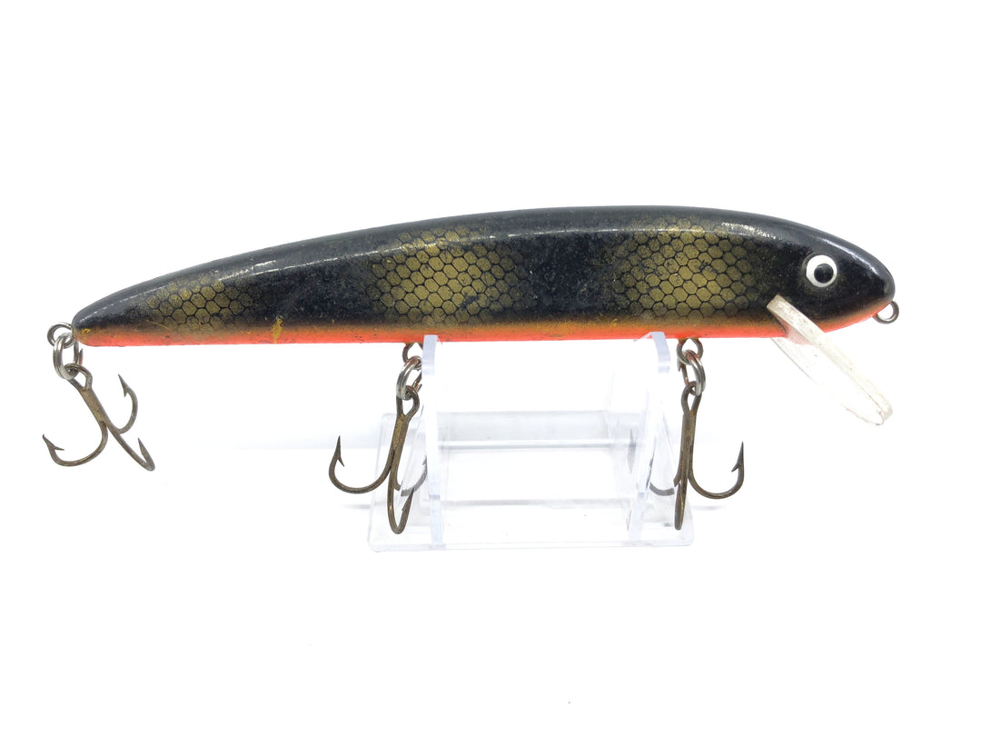 Grandma 6" Musky Lure Black Gold and Orange Color