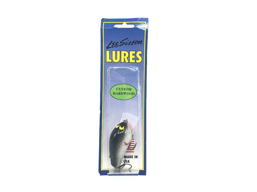 Lee Sisson Lure BS2 Square Bill Crank Color #600 Black Scale New on Card