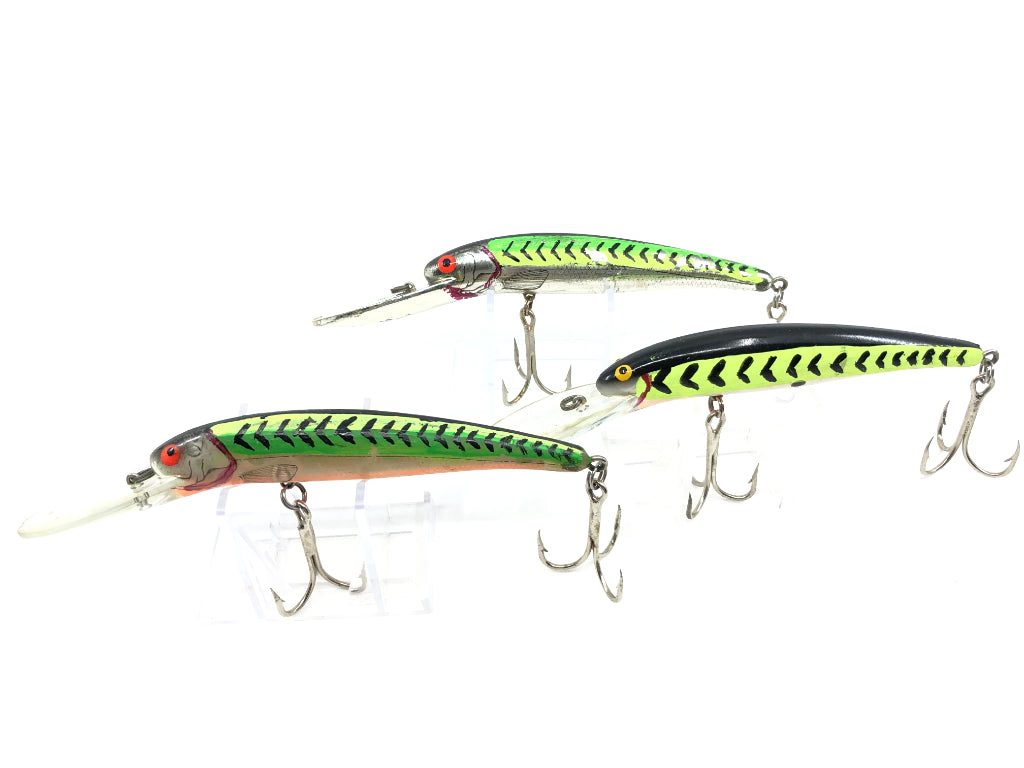 Bomber Long A 25A Lot of Three Fisherman's Specials