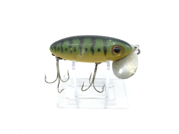 Arbogast Jitterbug Green Perch Color