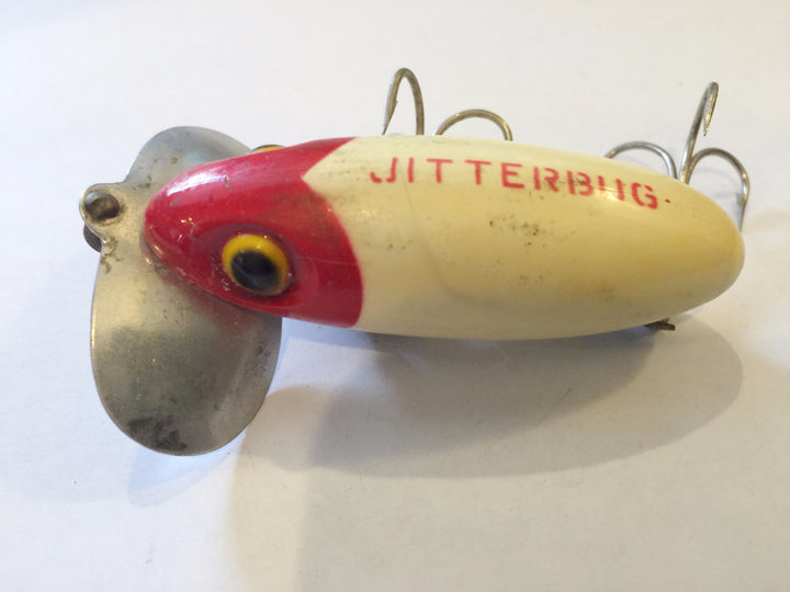 Arbogast Jitterbug Red and White