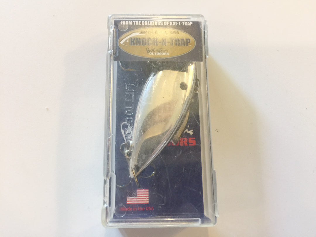 Knock-N-Trap Bill Lewis 1/2 oz Chrome Black Back New in Box!
