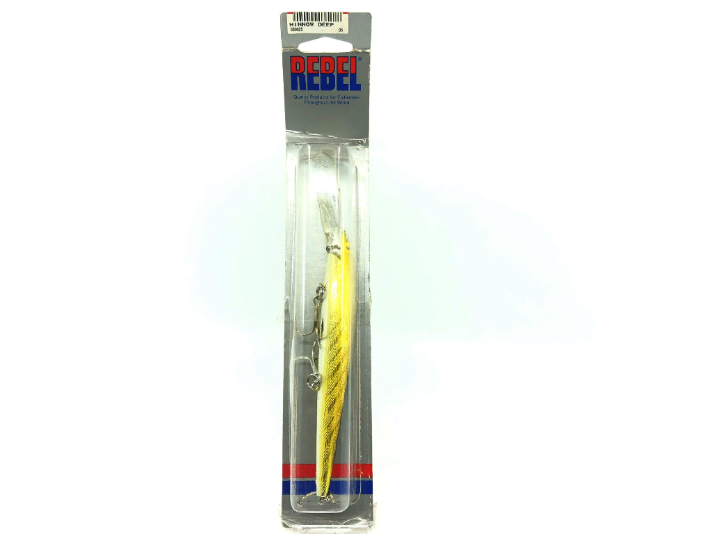 Rebel Spoonbill Minnow D30S Gold/Black Back New Old Stock Large Size
