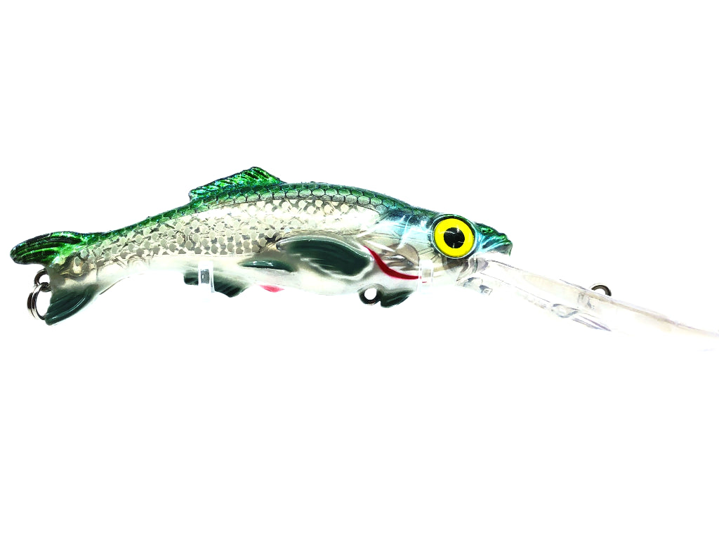 Worden's Sea Tiger HGH Green Herring Salesmen Sample Lure