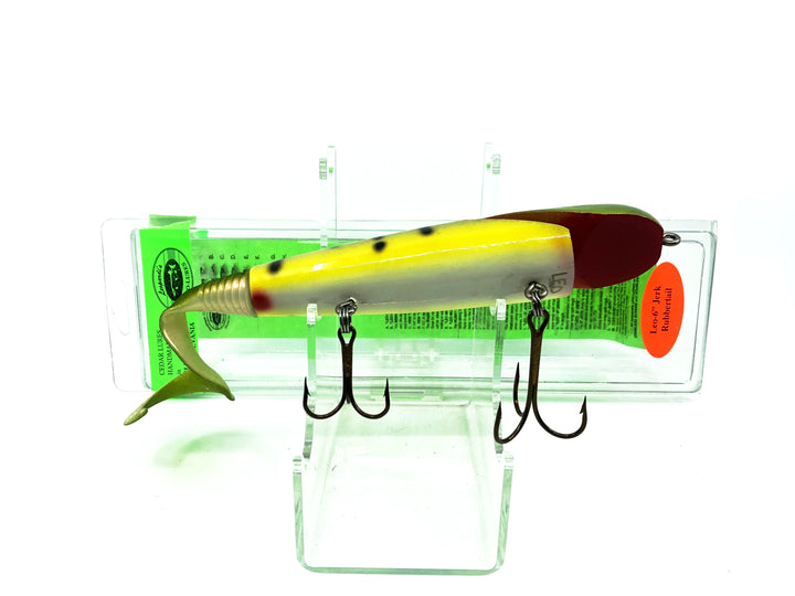 Leo-Lure, Leo-6" Jerk Rubbertail, Musky Color, New in Box