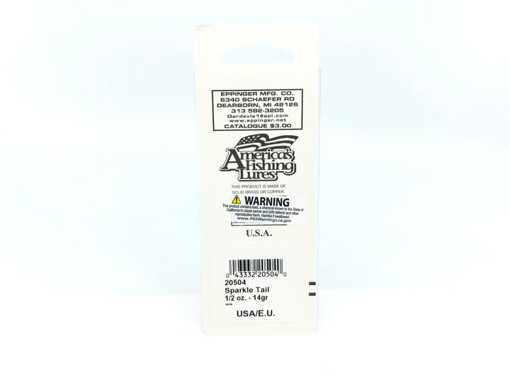 Sparkle Tail Silver Black Color 504 Series 20 Lure New on Card
