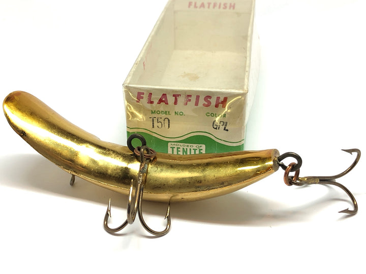 Helin Flatfish  T50 GPL (Gold Platted) with Box