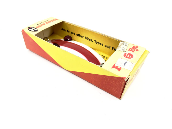 Hofschneider Corr Red Eye Wiggler in Box Red and White Color