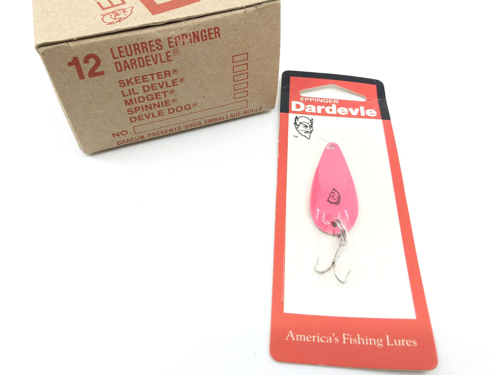 Leurre De Pêche Ancien Eppinger Dardevle - Métal - Boîte D'origine Incluse - Vintage USA