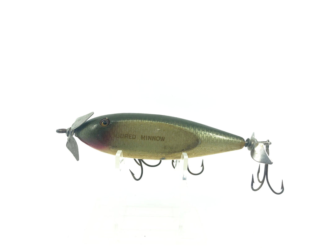 Creek Chub Wooden 1500 Injured Minnow Silver Shiner Color 1503