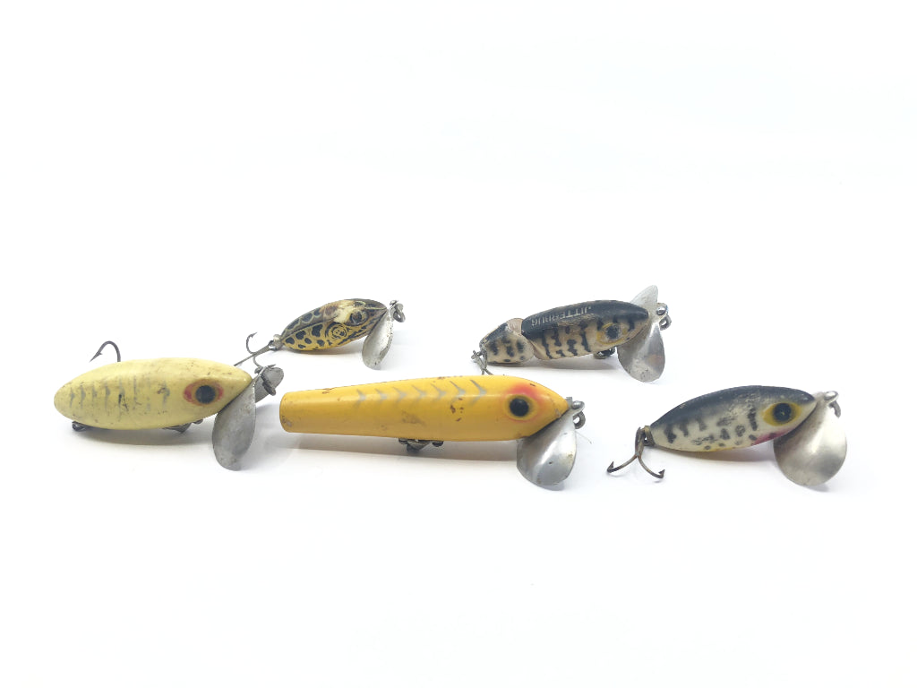 Arbogast Jitterbug Missing Hook Mix and Match Lot
