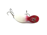Heddon Tiny Tad Red and White Color