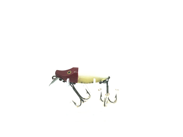 Heddon River Runt Spook Sinker 9110 RH Red Head White Body Color