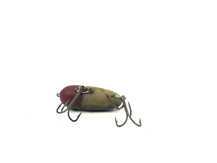 Heddon Wooden Crazy Crawler 2120 GM Grey Mouse Color, Two-Piece Hardware